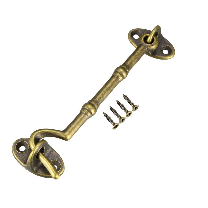 sourcing map 1 x 4.1 inch cabin hook eyelet latch