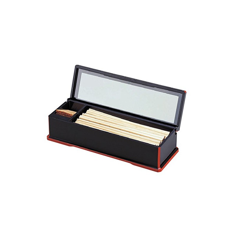 若泉 Lacquerware 割烹 Lacquerware 黒渕 Vermillion New 箸箱 1 –