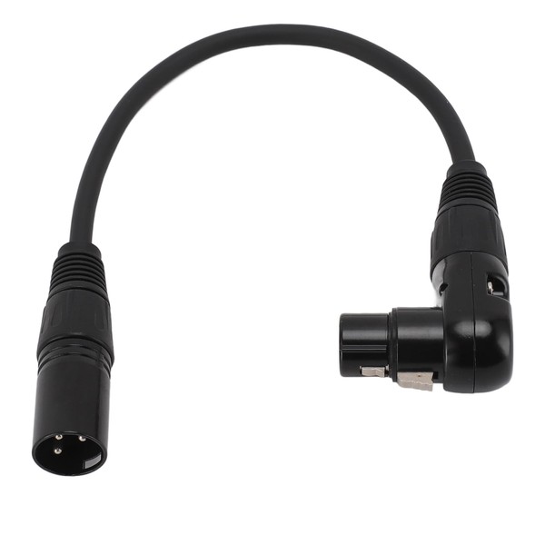 Cuifati XLR Microphone Cable with Right Angle Female to Straight