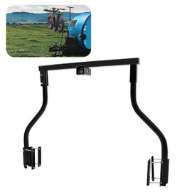 KUAFU Trailer Tongue Bike Bunk Compatible with Most A Frame Trailers Steel Powder Coated 100LBS Capacity