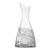 Rolf Glass Peacock 37.25oz Wine Carafe | Lead-Free Diamond-Engraved Glass