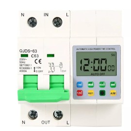 Unbranded Timer Switch Circuit Breaker Automatic Timer Over Under Voltage Time Protection