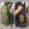 Double Handcuff Pouch for Most Standard Size Handcuffs, MOLLE Handcuff