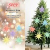 BestoFun Set of 5 Paper Stars Pastel Colours 30 cm