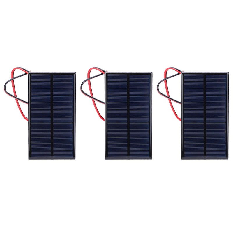 DC 6V 1W Panel Solar Placa de Cargador Solar Módulo