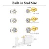 DJCIW 14PCS Ear Piercing Kit,Ear Piercing Gun kit Set for