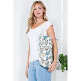 LA Soul Chicken Canvas Tote Bag Shopper Beach Gym Large Handbag Big Purse Retro Diaper