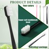 Pinkunn 36 Pcs Soft Bristle Toothbrush Micro Nano Manual Toothbrush