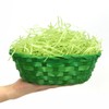Epokus 4 Green Easter Baskets with Green Grass, Easter Baskets