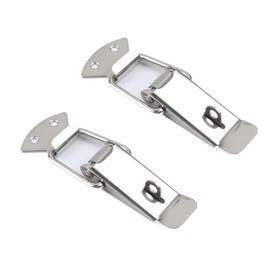 2 PCS Spring Loaded Toggle Latch Hasp,Stainless Steel Case Chest Box Spring Draw Toggle Latch Catch,for Door Window Drawer Toolbox Closet Cabinet Case Box