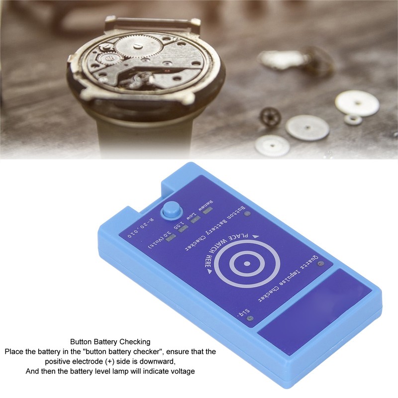 Quartz Watch Detector Dual Purpose Portable Quartz Impulse Tester Button