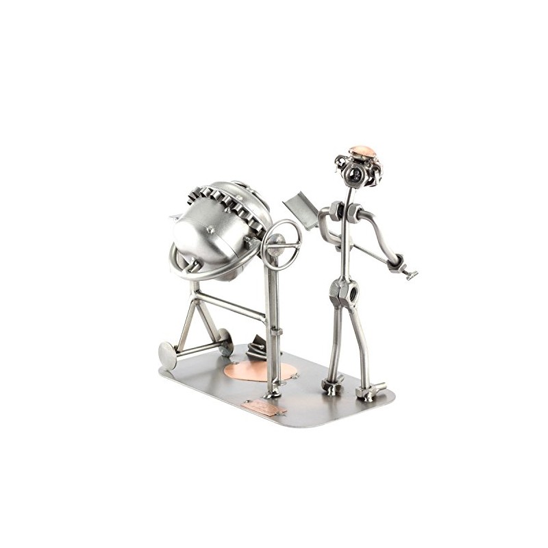 Steelman24 I Nuts and bolts sculpture Builder I Handmade ornaments