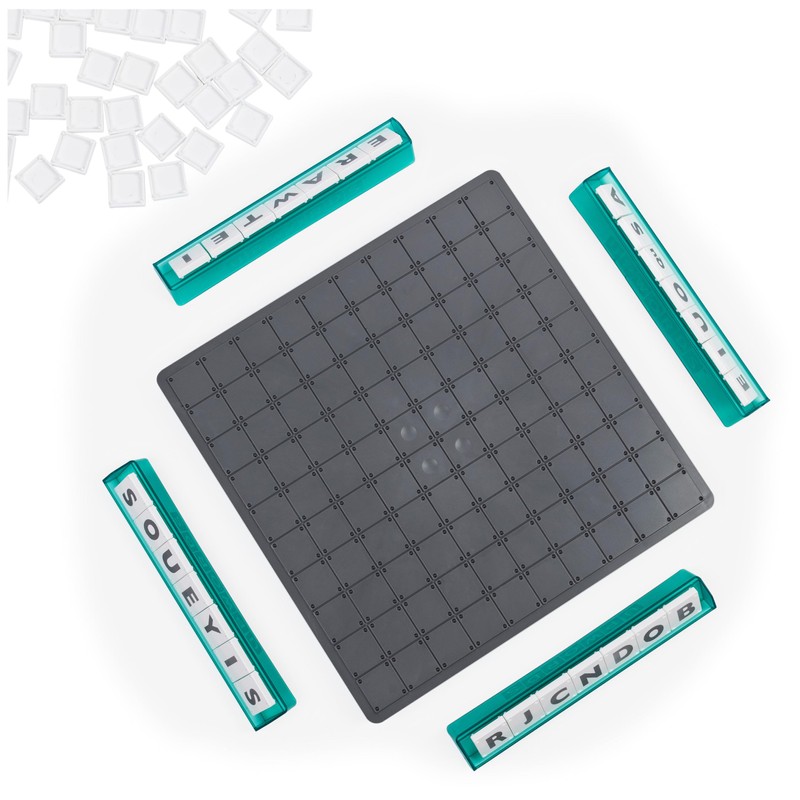 Spin Master Games, Upwords, Classic Word Game with Stackable Letter