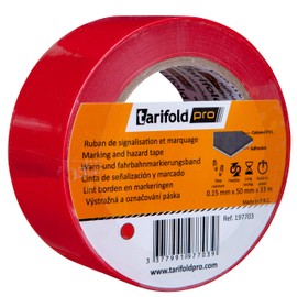 TARIFOLD Djois by 197703 Floor Signage Safety Tape Red