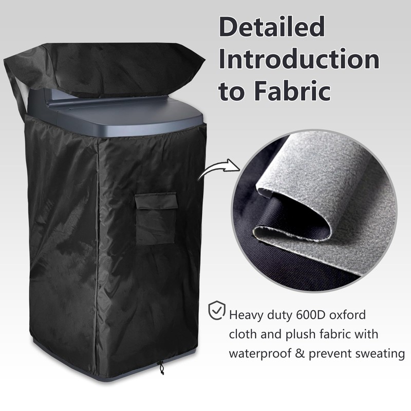 Bitubi Water Softener Cover Winter Cover, Indoor/Outdoor Water Softener Insulated