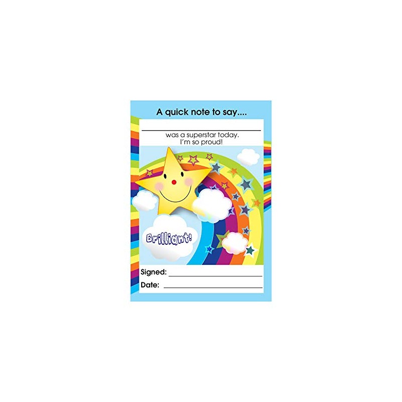SuperStickers Super Star Teacher Reward Praise Note Pad, DNP14130
