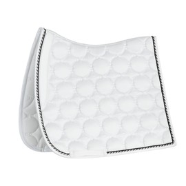 Rider's International Luxury Dressage Pad, Color: White, Size: Horse