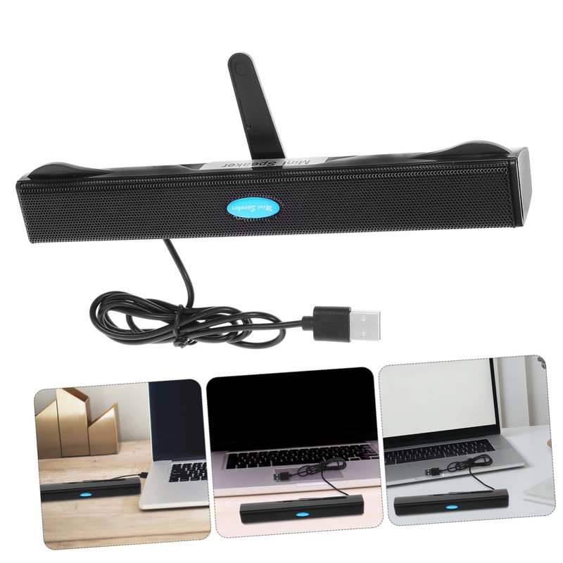KOMBIUDA 19 Stereo Soundbar 360° Surround Soundbar for Computer Speaker