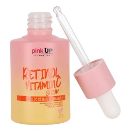 Pink Up, Suero Retinol Y Vitamina C, Reduce Y Evita Manchas Momento de aplicación Día/Noche Tipo de piel Todo tipo de piel