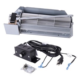 Replacement FBK-250 Fireplace Blower Kit for Superior dr-500cmn, lennox lmdv3530cnm, lmdv 3530 mpd3530cnm, Fireplace Blower Fan Kit for Lennox Superior Astria, 80l86 Blower Kit, Rotom hb-rb250 hbrb250