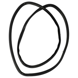 vhbw Door Seal Replacement for BSH 095253, 068501 for - 42 x 32 x 1 cm with Angle Hook Black