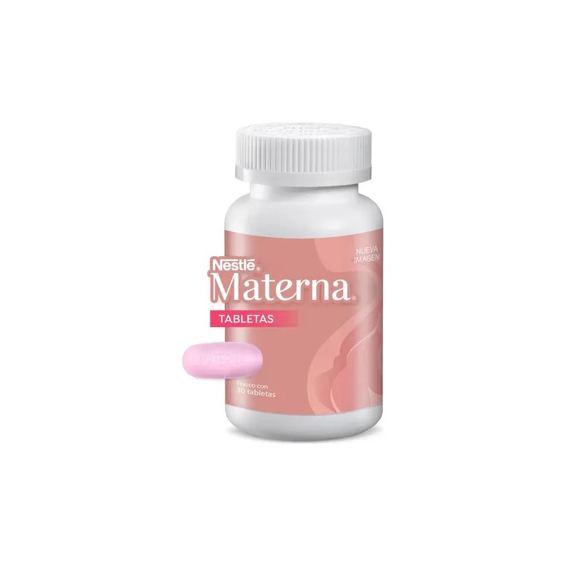Suplemento Multivitamínico Nestlé Materna Frasco 30 Tabletas