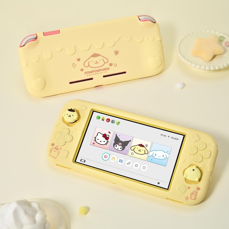 Kuitmor Protective Case for Switch Lite,Kawaii Switch Cover Case,Anti-Scratch Soft