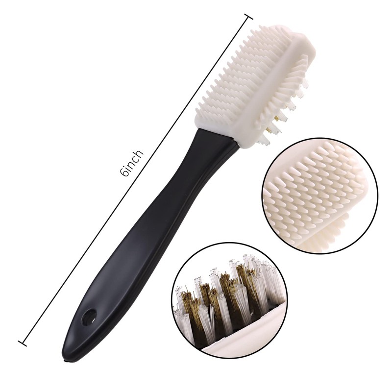 SYF-UN Suede Brush for Boots,4-Sided Suede Brush Suede Shoe Cleaning