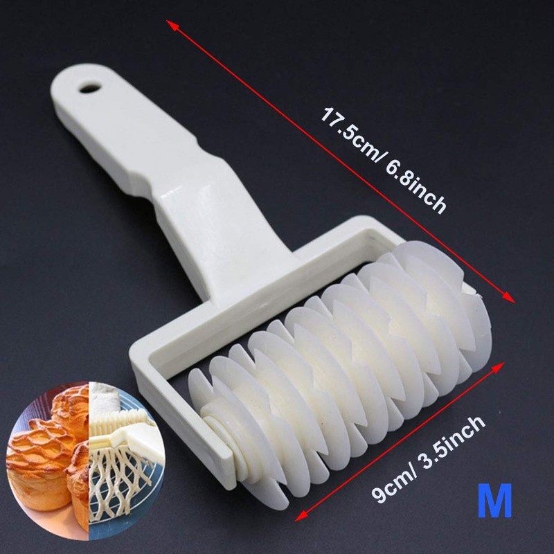 Wenxiaw Lattice Pastry Cutter Roller Cookie Roller Lattice Cutter Kitchen