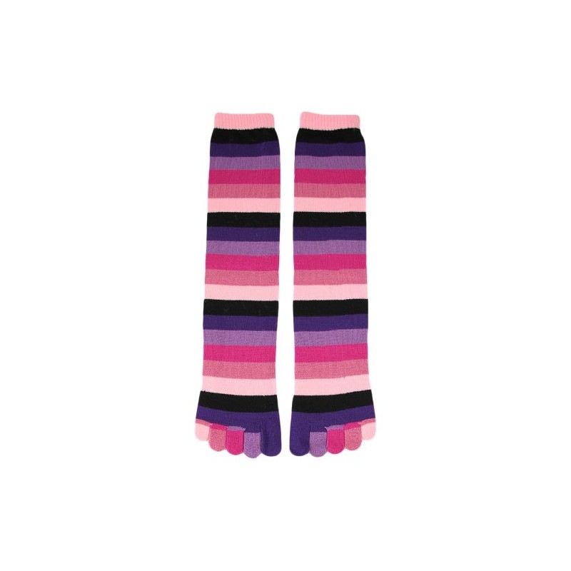 Calcetines de tráfico de pies, para los dedos, Arco iris