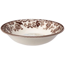 Spode Woodland Ascot Cereal Bowl, Red Fox, 8” | Perfect for Oatmeal, Salads, and Desserts | Made in England from Fine Earthenware | Microwave and Dishwasher Safe