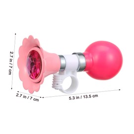 WOONEKY Bike Horn Bicycle Horn Scooter Horn for Boys and Girls Bike Accessories Cute Cartoon Design Easy Installation