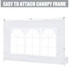 SCOCANOPY Church Window Sidewall for 10x10 Canopy Frame, 3 Pack