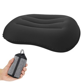 DXPETA Ultralight Inflatable Pillow, Ultralight Camping Pillow, Inflatable Pillows For Camping, Camping Pillows For Adults, For Neck & Lumbar Support For Hiking, Camping, Traveling, Black