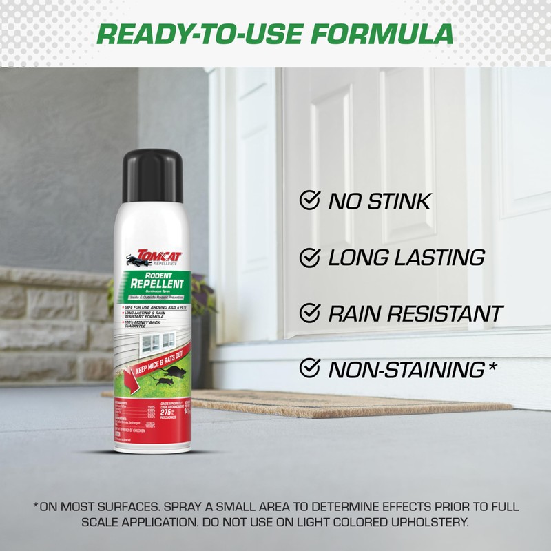 Tomcat Rodent Repellent for Indoor and Outdoor Mouse and Rat