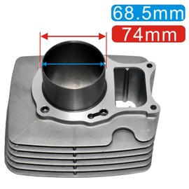 Tupo TRX250-68.5A Cylinder Kit Compatible with Honda Recon 250 Sportrax 250 TRX250 2002-2024