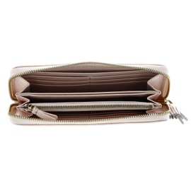 Coccinelle Tassel Zip Around Wallet Creamy Pink, Creamy Pink