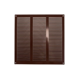 Repa Market 12x12 Inch Scratch Resistant Air Vent Cover/Brown Galvanized Steel Louvered Grill Cover with Mesh Screen/Wall or Ceiling Vent/HVAC Register for Indoor, Outdoor, Exhaust Ventilation
