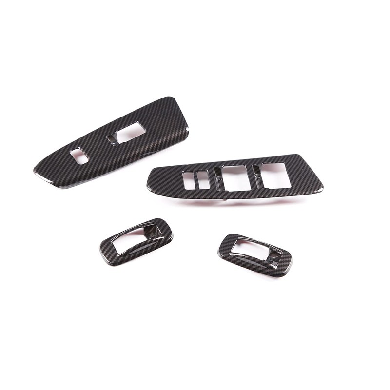 ABS Car Look Interior Door armrest Window Switch Panel Cover
