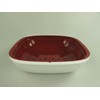 TUPPERWARE Allegra 9766 Serving Bowl with Strainer 1.33 L Red
