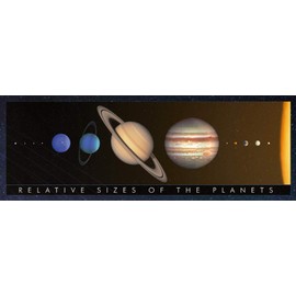 Little Wigwam The Solar System Chart - Tear-Resistant Educational Poster (24 x 17 inches)