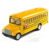 Kinsfun (5107) New 5" Kinsfun School Bus DieCast Toy Pull