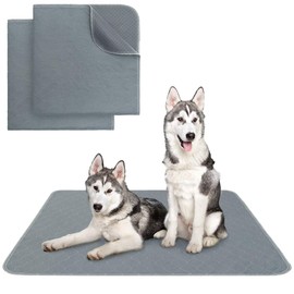 KOOLTAIL Washable Pee Pads for Dogs - Waterproof Dog Mat Non-Slip Puppy Potty Training Pads, Reusable Whelping Pads for Dog Crate PlayPen