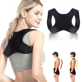 등보호 교정 벨트 다이빙 소재 Back Support Correction Belt Diving Material [01 Black]