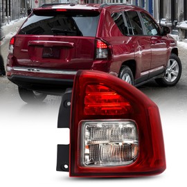 AUTOONE - For 2014 2015 2016 2017 Jeep Compass Tail Light Assembly Factory Taillights with Bulbs, Passenger Side(RH)