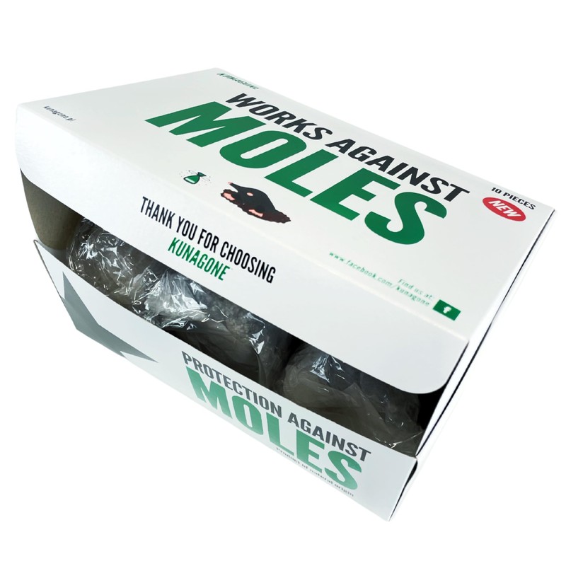 Natural Mole Deterrent Non-Toxic Protection Against Moles 10 Bags Strong