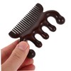 OHPHCALL Natural Sandalwood Scalp Massager Comb Hair Tool for Dandruff