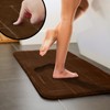 5 Piece Bathroom Rugs Set - Soft Non Slip Memory