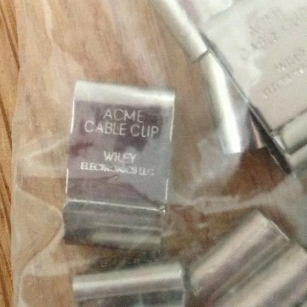 Wiley Electronics 10 PCS Wiley Electronics Acme Cable Clip NEW