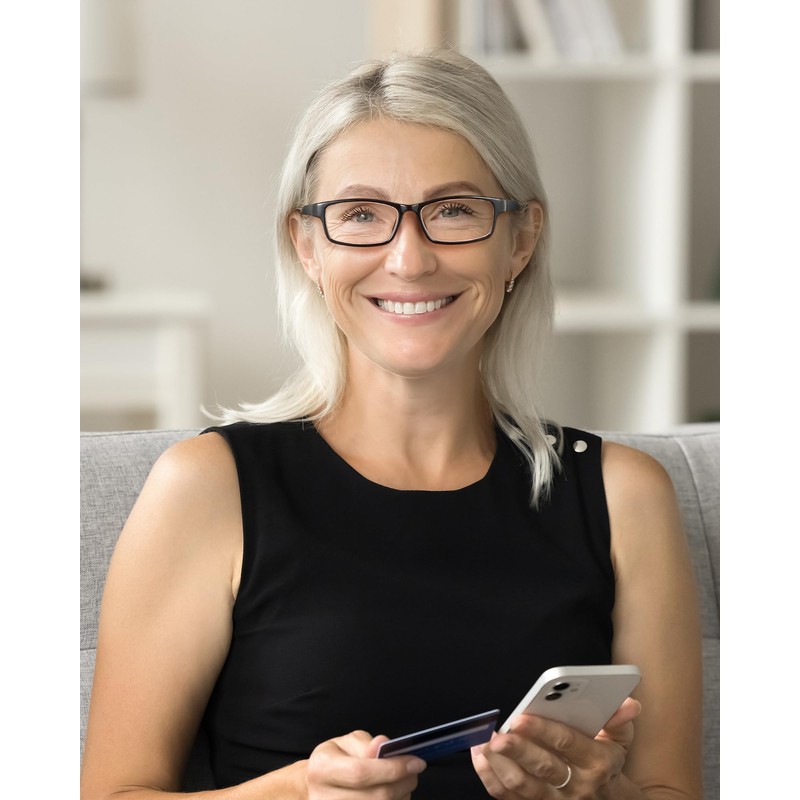 JOLISU Pack Reading Glasses for Women and Men, Lightweight Eyeglasses
